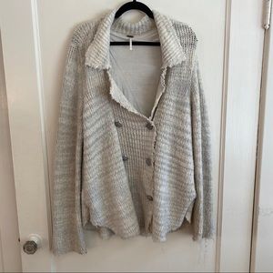 Free People Sweater Coat size large